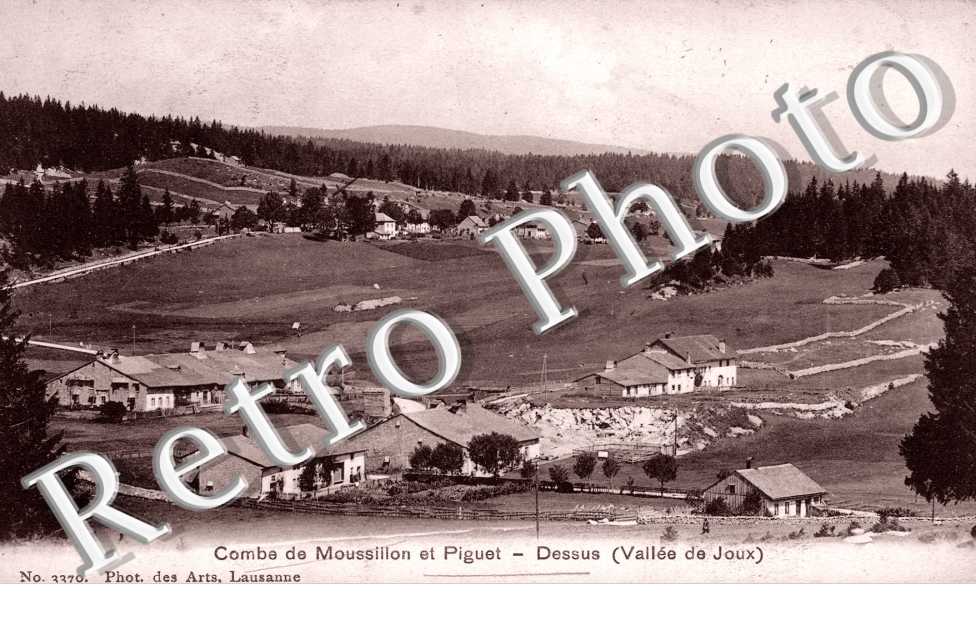 Combe de Moussillon et Piguet - Dessus