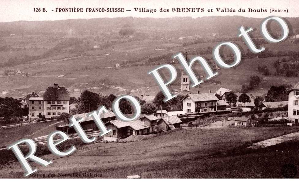 Frontiere Franco-Suisse, Village des Brenets et vallee du Doubs