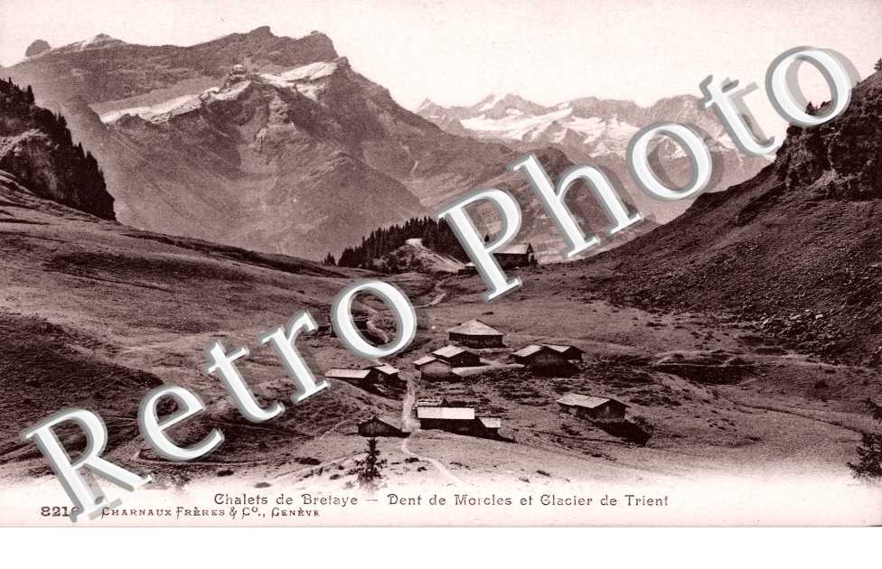 Chalets - Dent de Morcle et Glacier de Trient