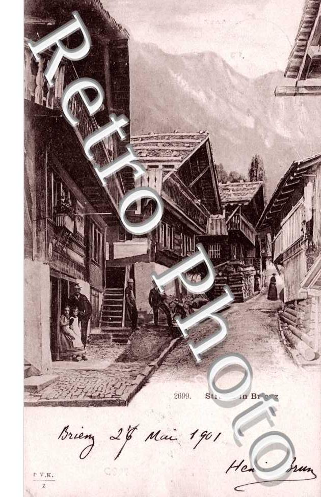 Strasse in Brienz