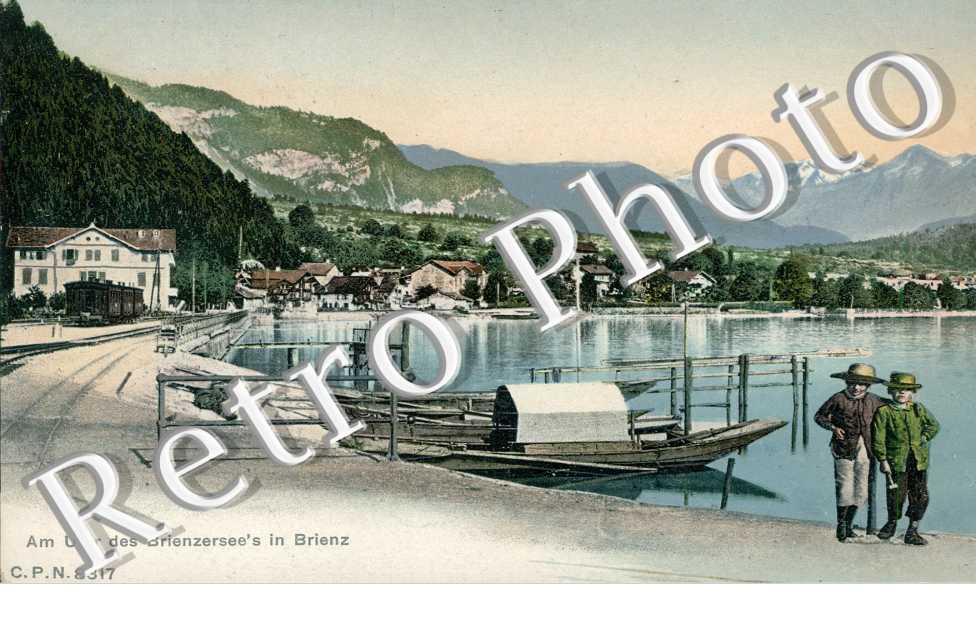 am Ufer Brienzersee's in Brienz