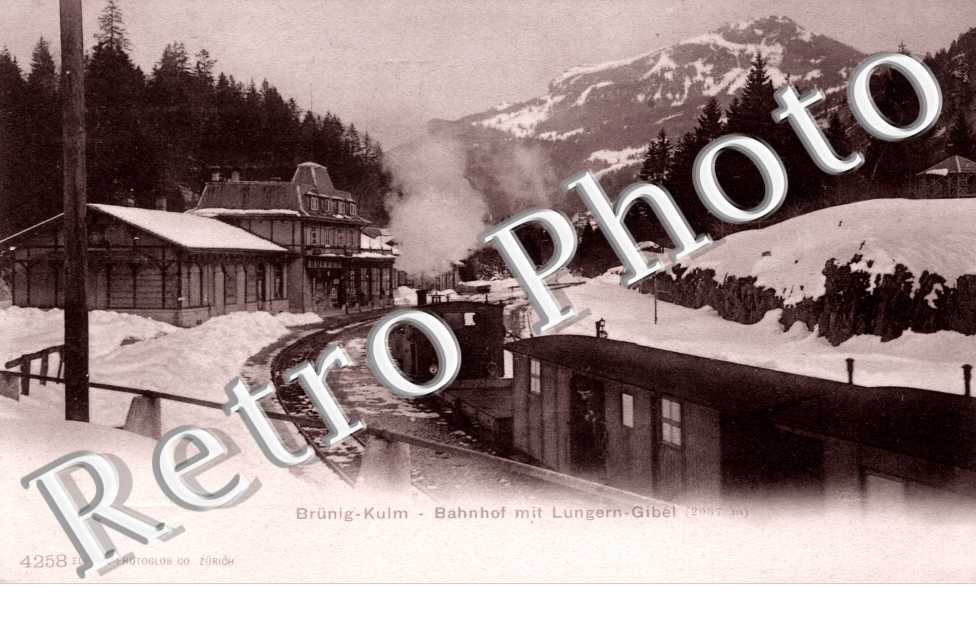 Bahnhof mit Lungern-Gibel