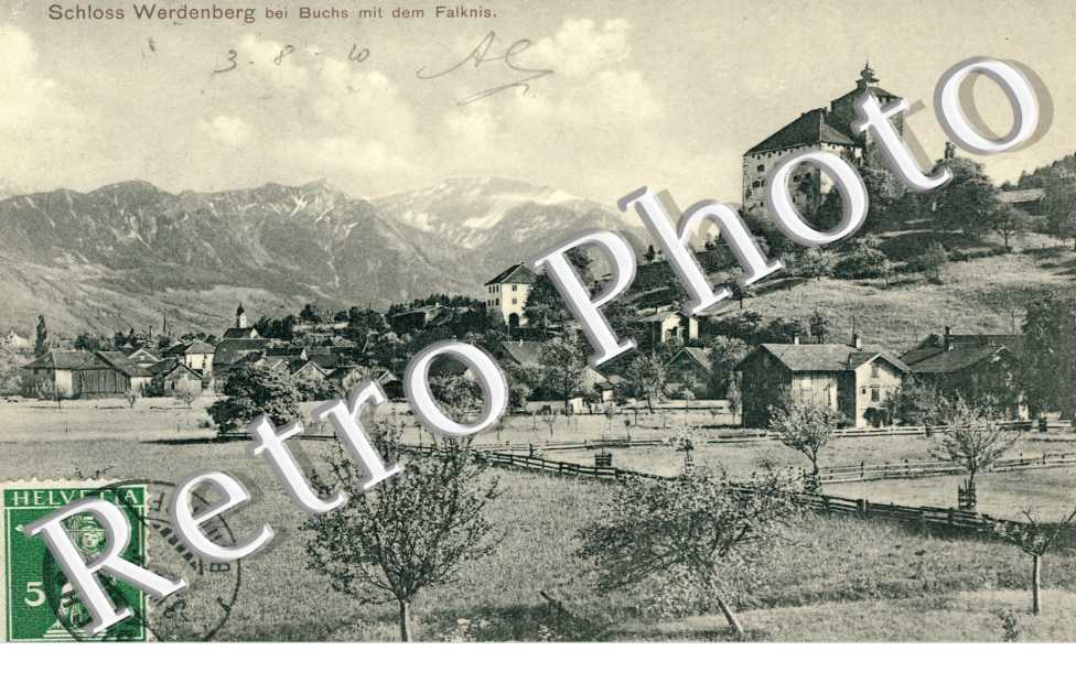 Schloss Werdenberg bei Buchs mit dem Falknis