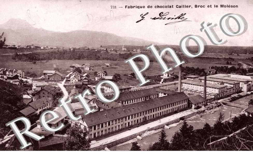 Fabrique de chocolat Cailler, Broc et le Moleson