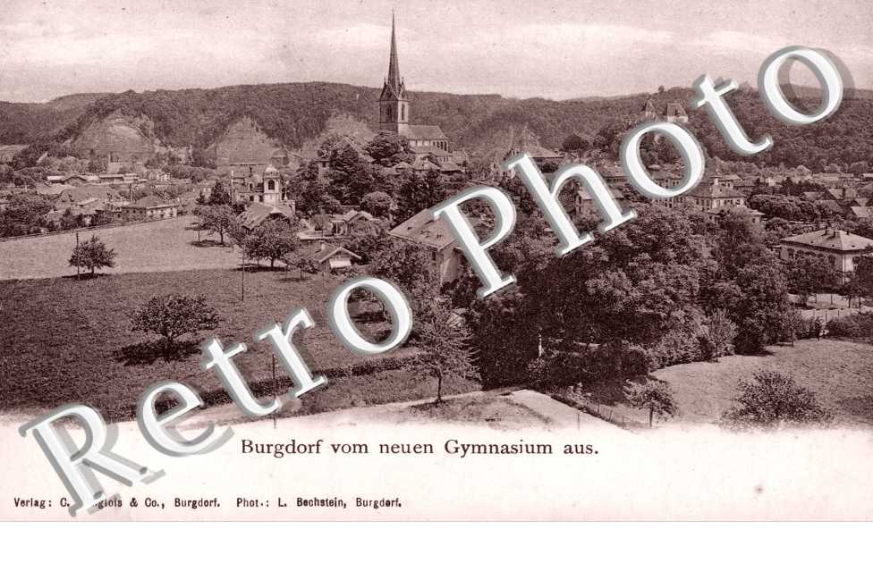 Burgdorf vom neuen Gymnasium aus
