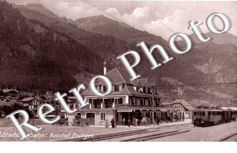 Lotschbergbahn : bahnhof Frutigen