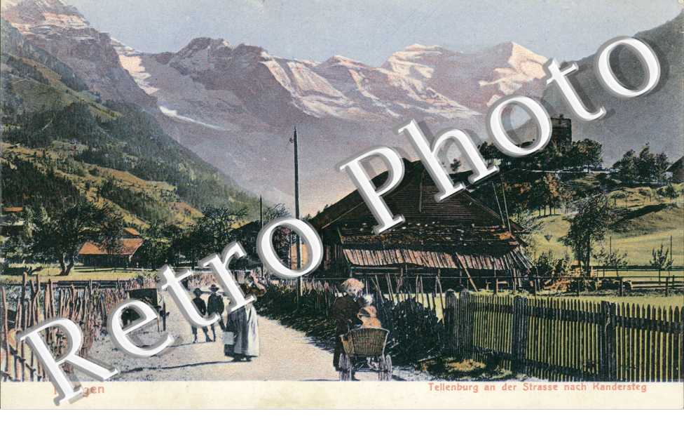 Tellenburg an der strasse nach Kandersteg