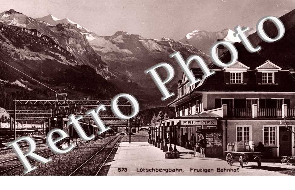 Lotschbergbahn : bahnhof Frutigen