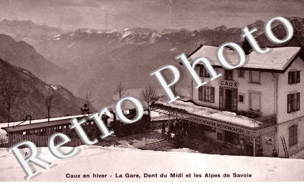 la Gare, dent du Midi et les Alpes de Savoie