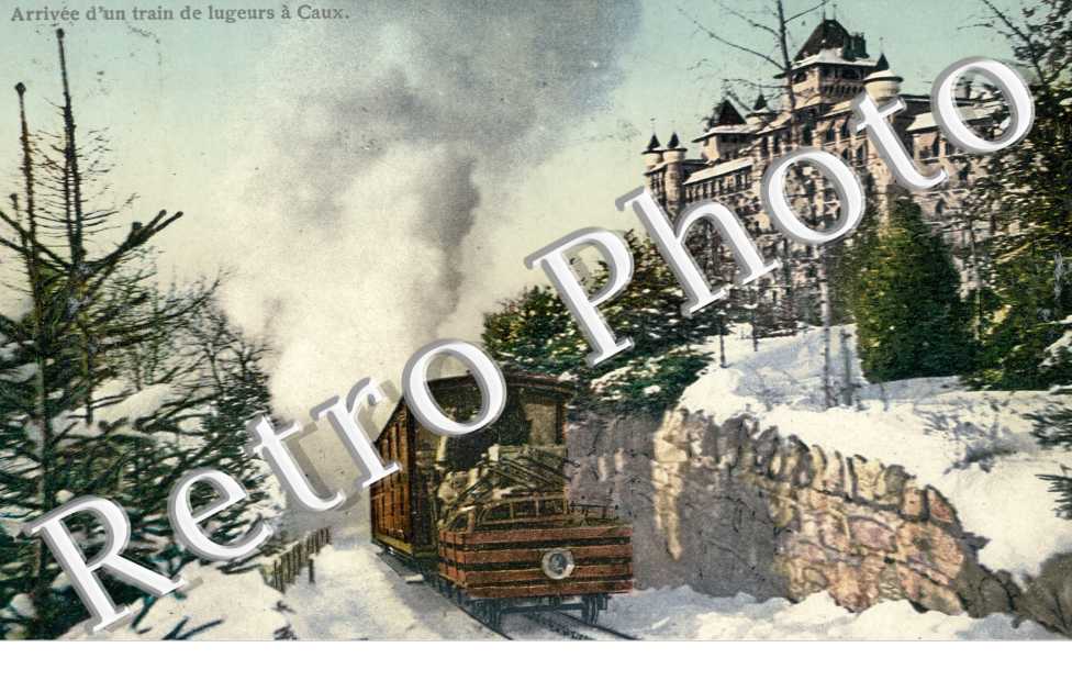 Arrivee d'un Train de Lugeurs