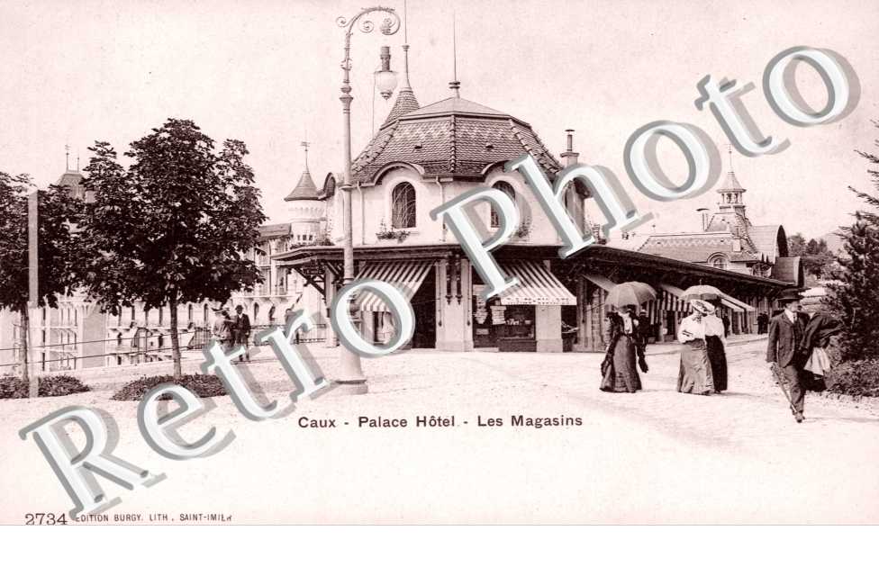 Palace Hotel, les Magasins