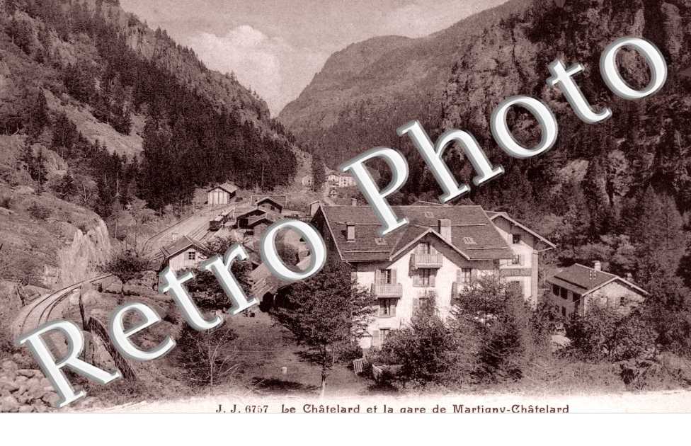 La gare de Martigny-Chatelard