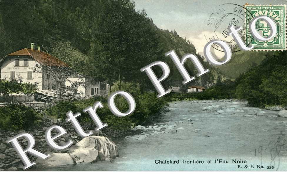 Chatealard frontiere et l'Eau Noire