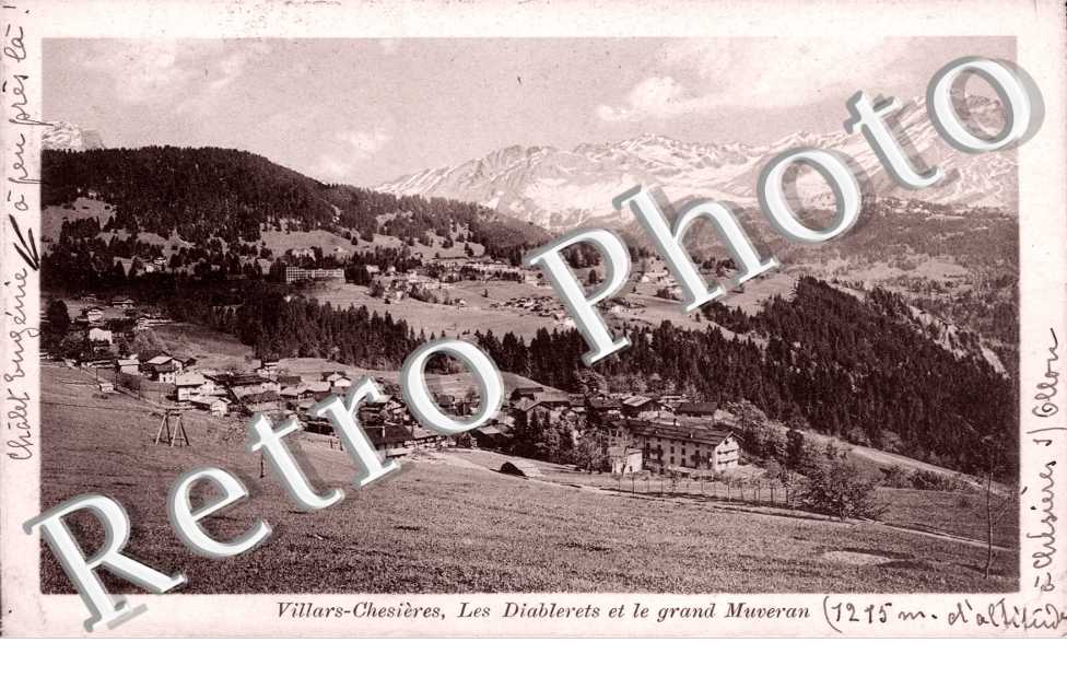 Villars-Chesieres, les Diablerets et le grand Muveran