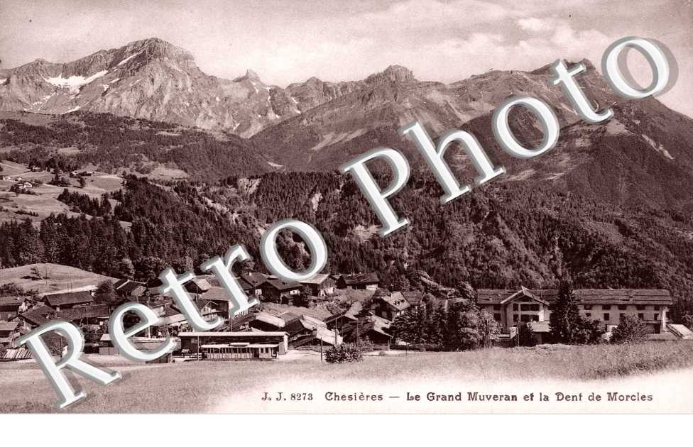 Chesieres, Le Grand Museran et la Dent de Morcles