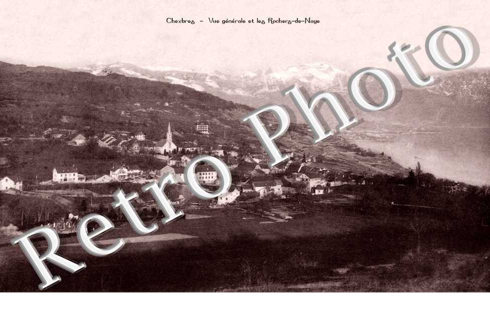 Vue Générale et les Roche de Naye