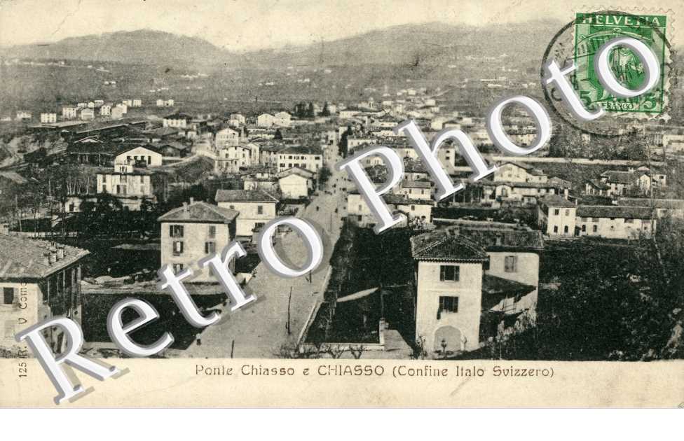 Ponte Chiasso e Chiasso, Confine Italo Svizzero