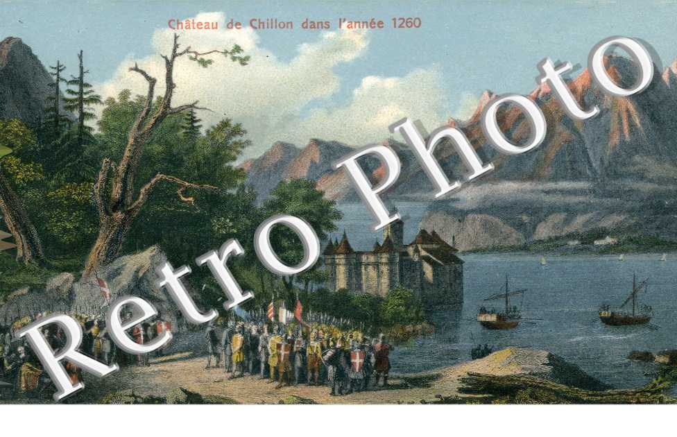 Chateau de Chillon dans l'annee 1260
