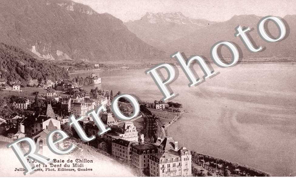 Baie de Chillon et la Dent du Midi