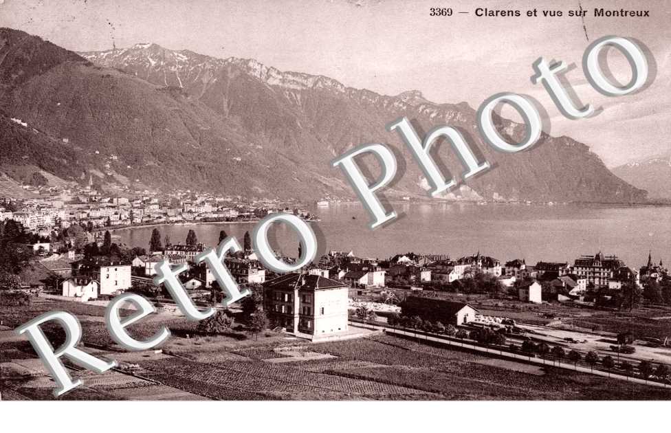 Clarens et Vue sur Montreux