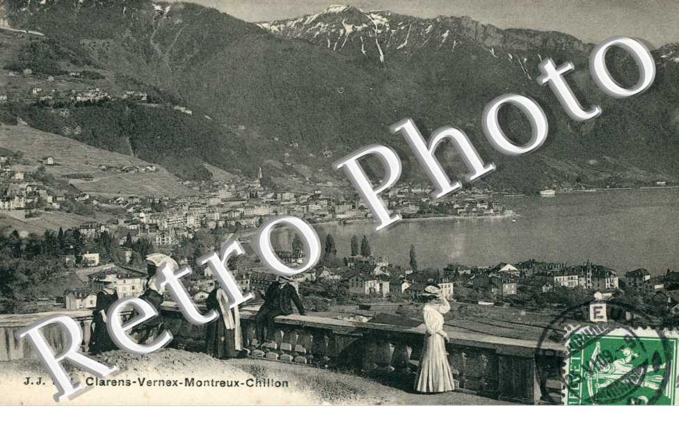 Clarens-Vernex-Montreux-Chillon. Vue générale 