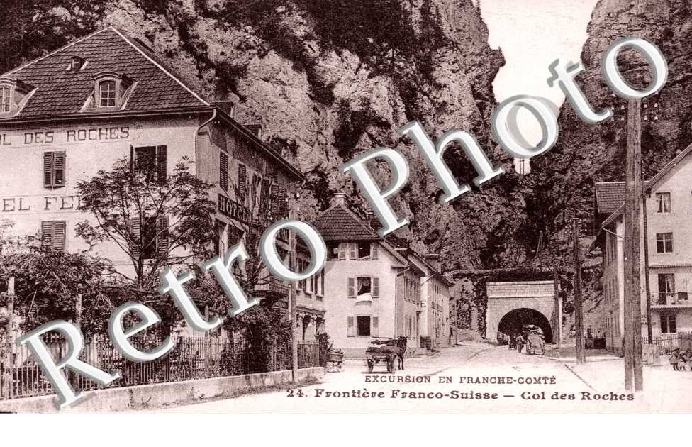 Le col des roches et frontieres Franco-Suisse