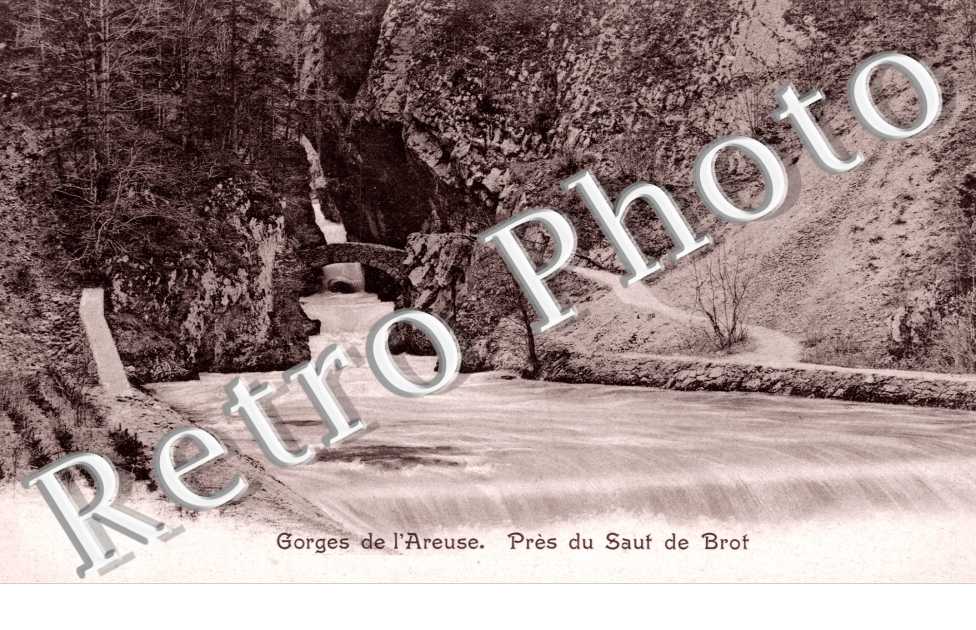 Gorges de l'Areuse pres du saut de Brot