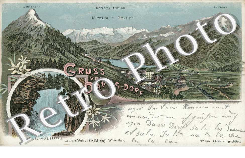 Generalanschit, Schiahorn, Seehorn, Silvretta Gruppe, Fluelawasserfall