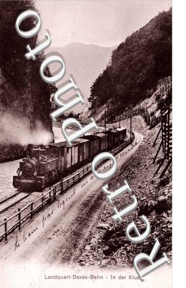 Landquart-Davos-Bahn, In der Klus