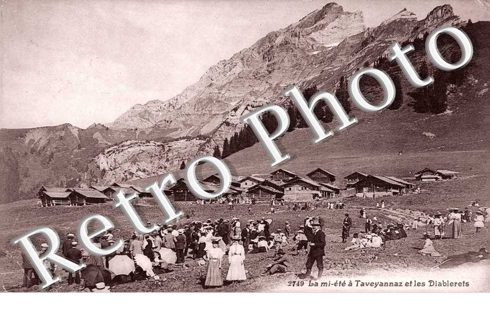 La mi-ete a Taveyannaz et les diablerets