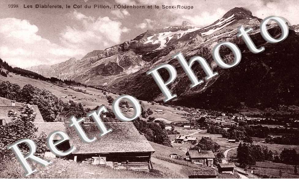 Le Col du Pilion, l'Oldenhorn et le Scex-Rouge