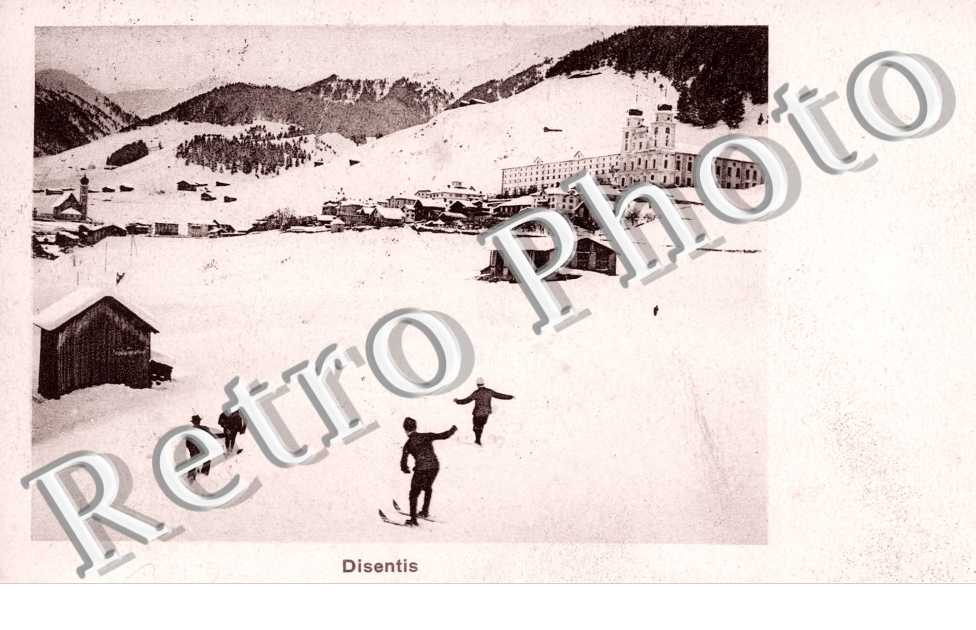 Disentis sous la neige