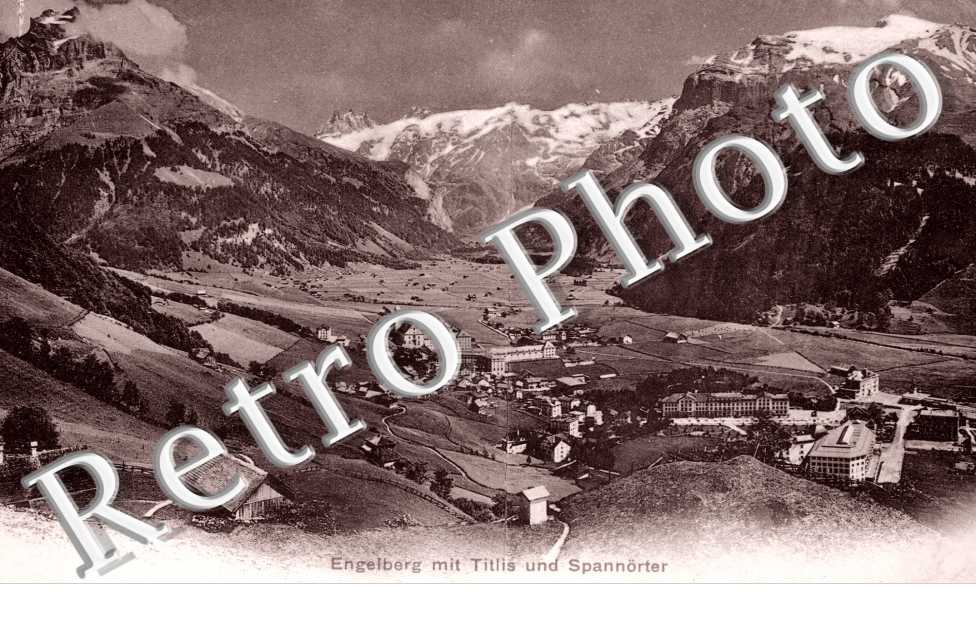 Engelberg mit Titlis und Spannorter