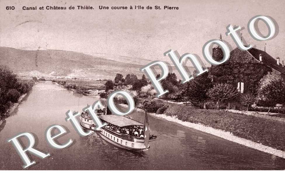 Canal et Chateau de Thièle - Une Course à l'ile Saint Pierre