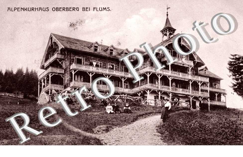 Waldhaus Flims im Winter, Ausblick von der Mutta