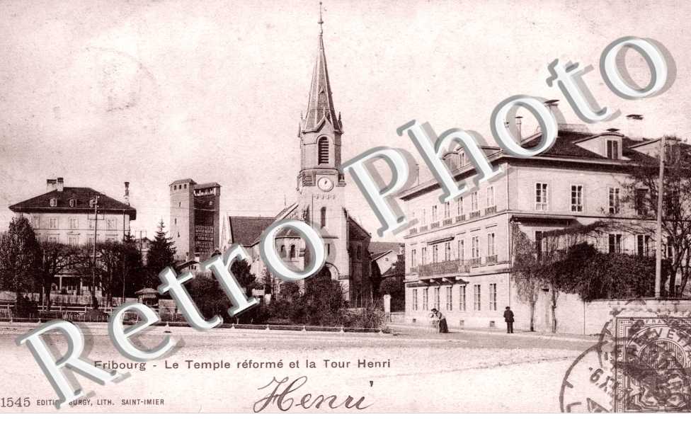Le Temple Réformé et la Tour Henri