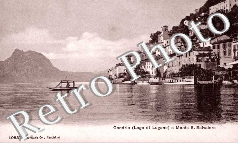Gandria (lago di Lugano) e Monte S. Salvatore