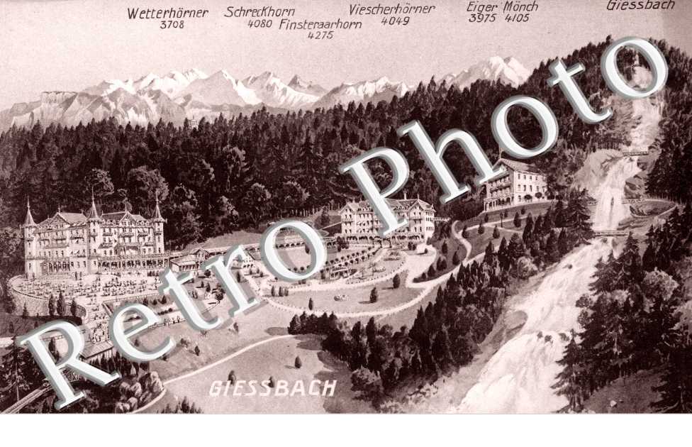 Wetterhorner, Schreckhorn, Viescherhorner, Eiger Monch