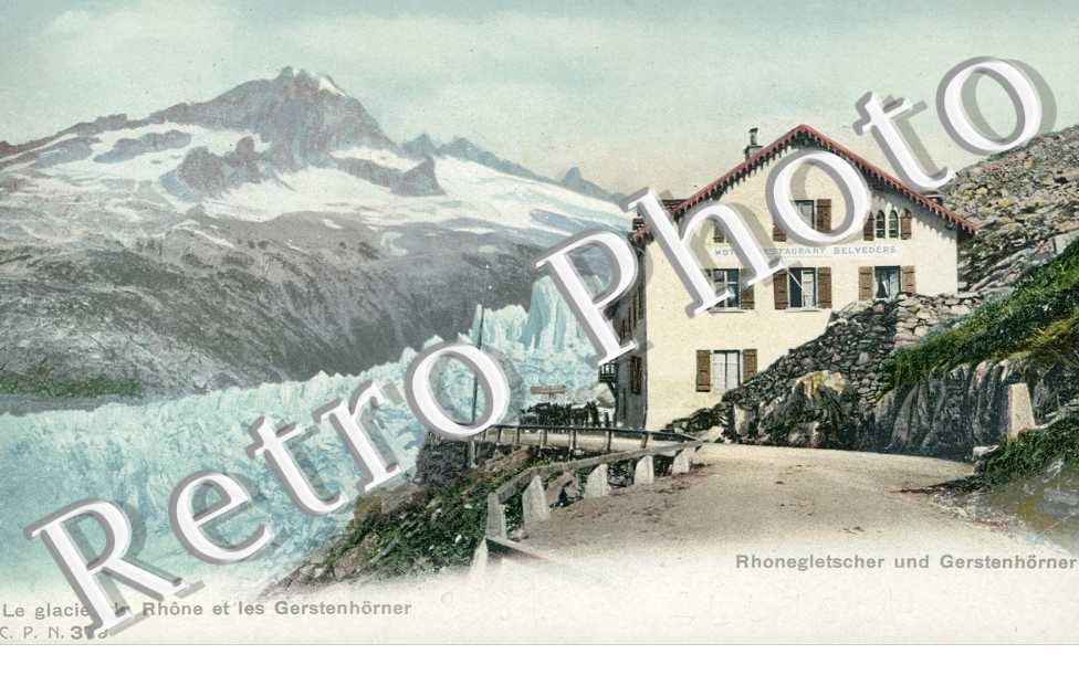 Rhonegletscher und Gerstenhorner
