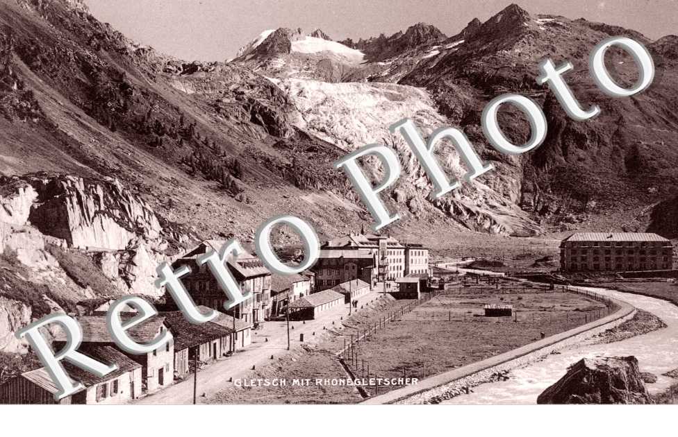 Gletsch mit Rhonegletscher