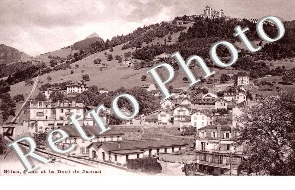 Glion, Caux et la Dent de Jaman
