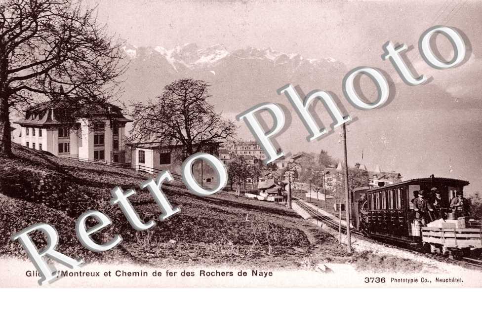 Glion sur Montreux et Chemin de Fer des Rochers de Naye