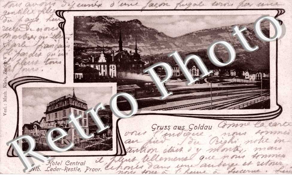 Gruss aus Goldau - Hotel Central