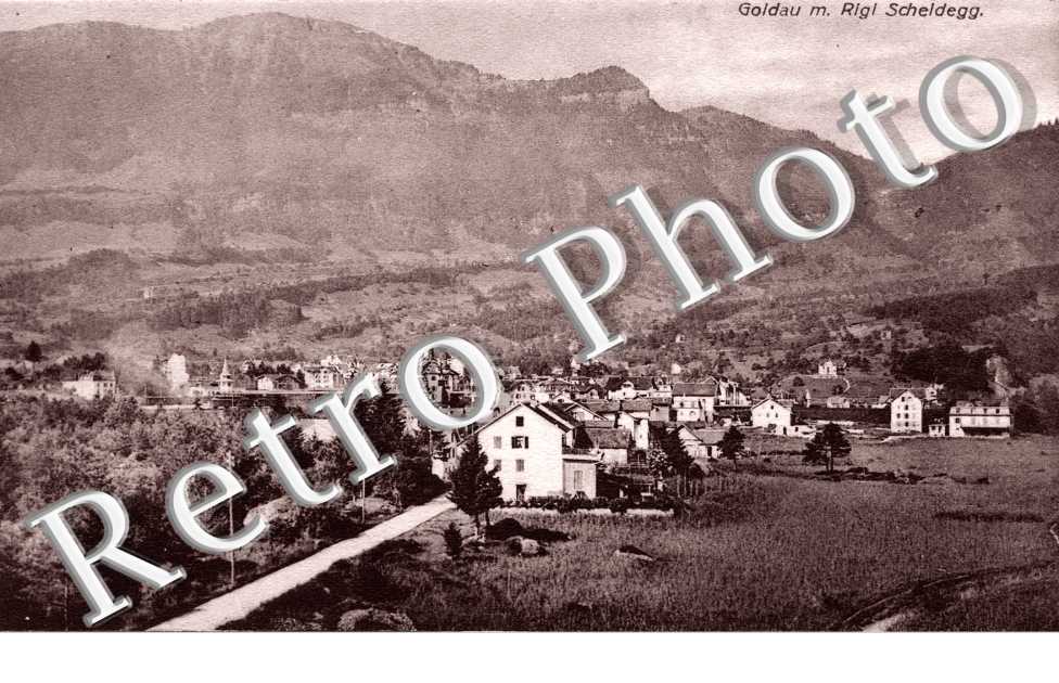 Goldau mit Rigi Scheldegg