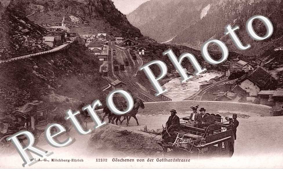 Goschenen von der Gotthardstrasse