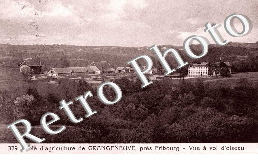 Ecole d'Agriculture de Grangeneuve, Vue a Vol d'oiseau
