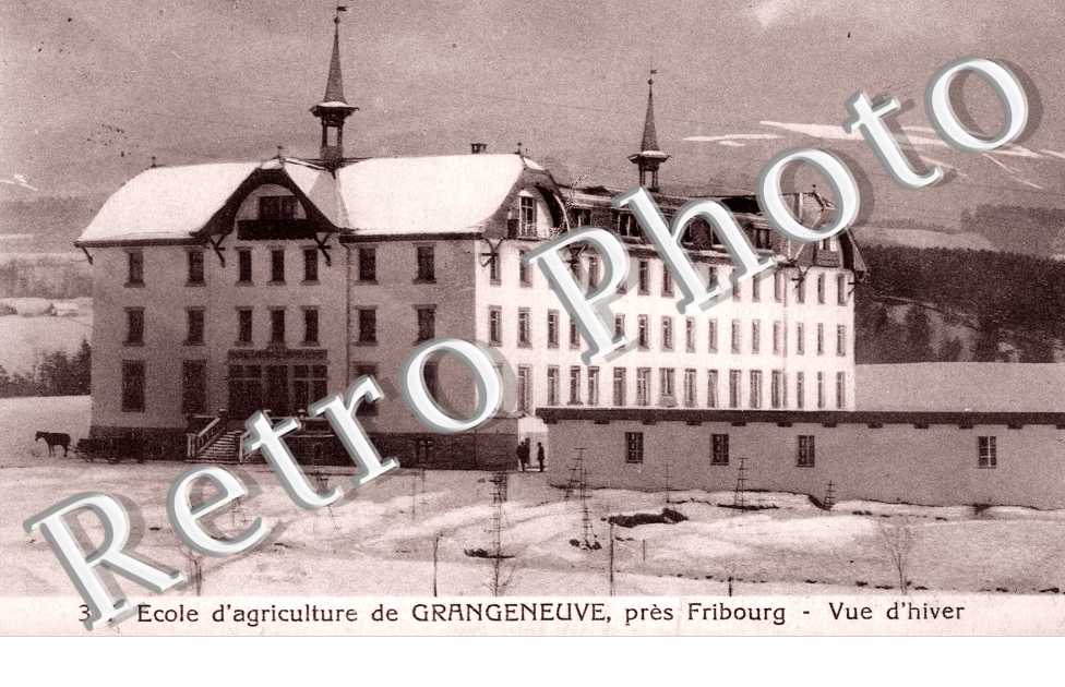 Ecole d'Agriculture de Grangeneuve - Vue d'Hiver