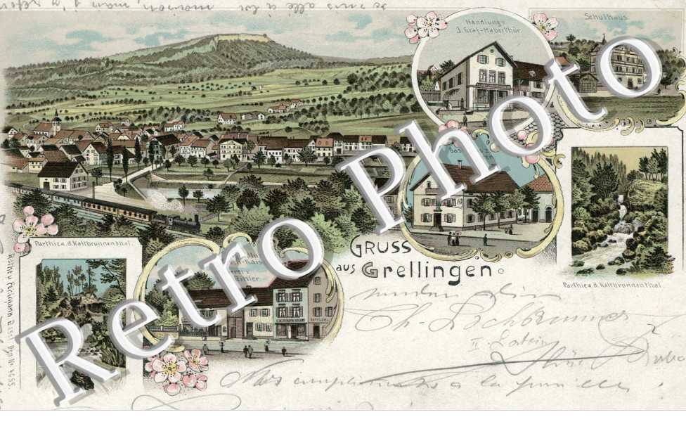 Handlung S. Miesch-Kaiser. Bäckerei Karl Bihler