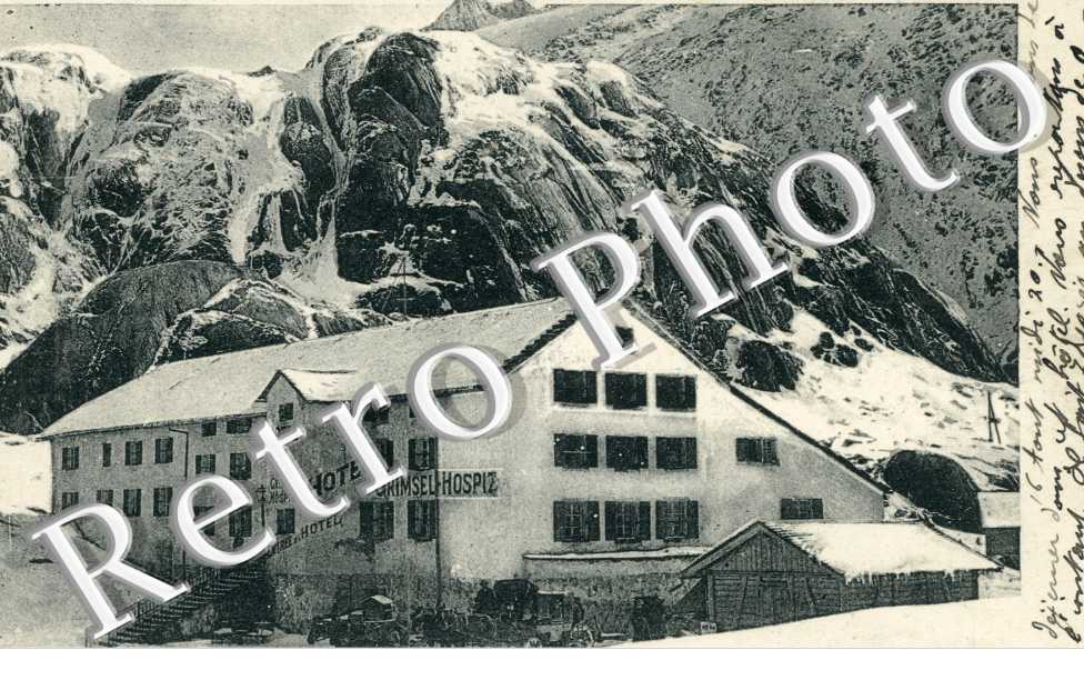 Grimselpost im Scnee
