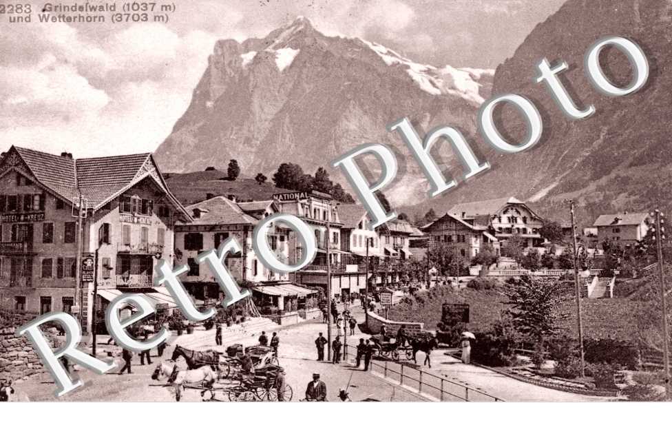 Grindelwald und Wetterhorn
